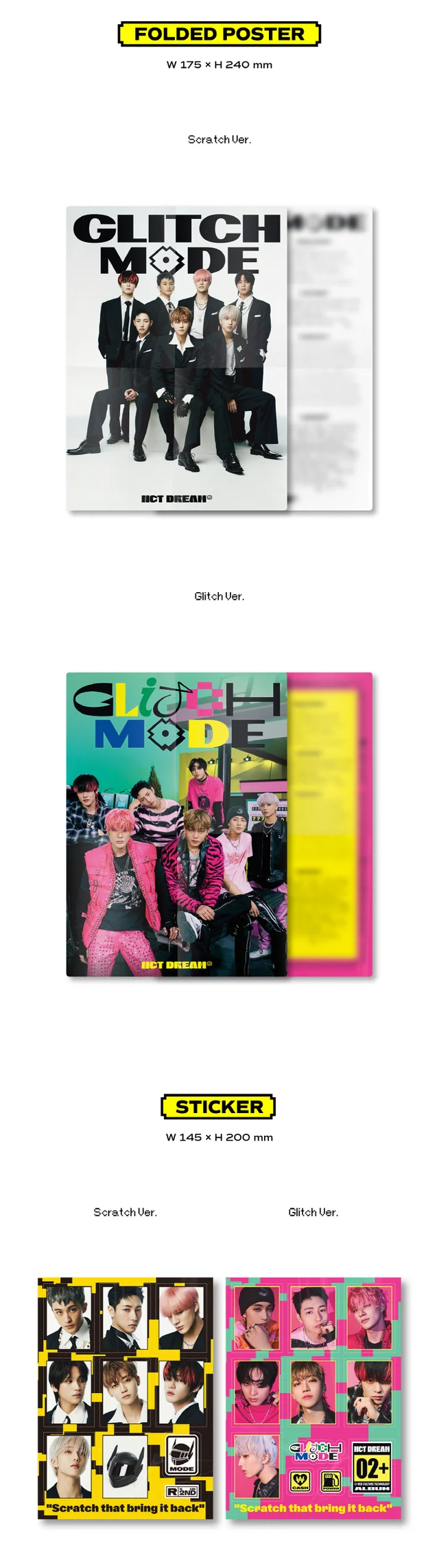 NCT DREAM - 2nd Album [GLITCH MODE] - PHOTOBOOK VERSION