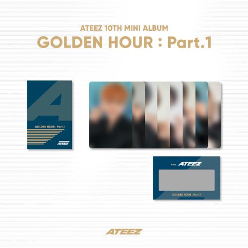 ATEEZ - 10th Mini Album [GOLDEN HOUR PART 1] - PHOTO & SCRATCH CARD SET