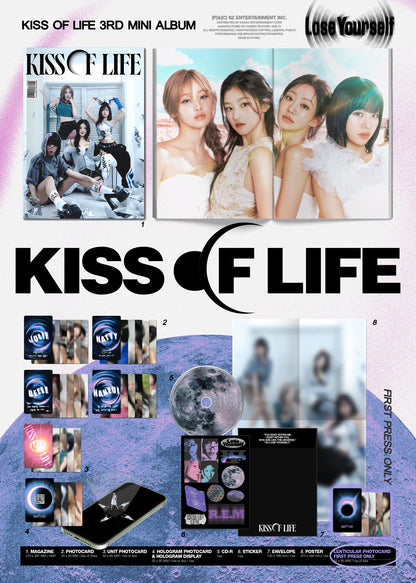 KISS OF LIFE - 3rd Mini Album [LOSE YOURSELF] MAGAZINE VER. + POB