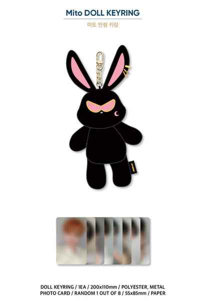 ATEEZ - OFFICIAL MERCHANDISE [GOLDEN HOUR PART. 1] - MITO DOLL KEYRING