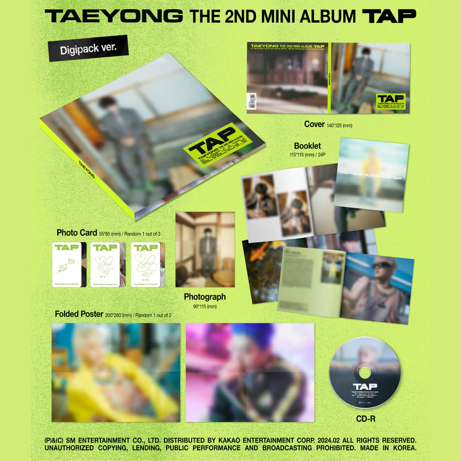 TAEYONG (NCT) - 2nd Mini Album [TAP] DIGIPACK VERSION