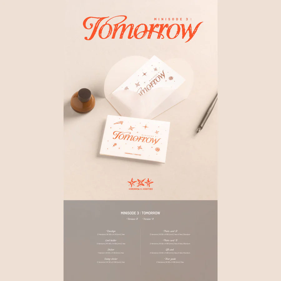 TOMORROW X TOGETHER (TXT) - 6th Mini Album - [MINISODE 3: TOMORROW] - Weverse Album Version